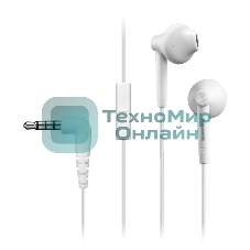 Проводные наушники Panasonic RP-TCM55GC-W белый, вкладыши, Jack 3.5 мм