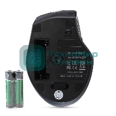 Мышь беспроводная Crown CMM-935W черный, 1600 dpi, радиоканал, USB, кнопки - 6