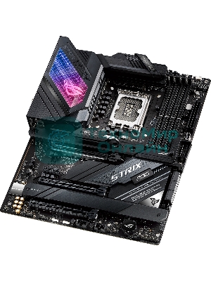 Материнская плата ASUS ROG STRIX Z690-E GAMING WIFI, LGA 1700, Intel Z690, 4xDDR5, 6xSATA, 3xM.2, 1xPCI-E 5.0 x16, 1xPCI-E 4.0 x4, 1xPCI-E 3.0 x4, 1xPCI-E x1, 1xHDMI, 1xDP, 1x 2.5Gb LAN, 4xUSB-A 2.0, 4xUSB-A 3.2 Gen 1, 2xUSB-A 3.2 Gen 2, 1xUSB-C 3.2 Gen 2, 1xUSB-C 3.2 Gen 2x2, 5x3.5 мм, 7.1, ATX