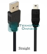 Кабель USB Type A на Mini USB прямой 1 м