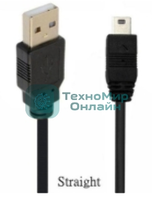 Кабель USB Type A на Mini USB прямой 1 м