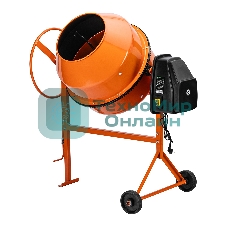 Бетоносмеситель Сибртех БСН-200П 800 Вт, 200 л, полиамидный венец, 23 об/мин