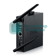 Точка доступа промышленная ZYXEL Wi-Fi 7 Industrial Access Point Zyxel NebulaFlex Pro IAP500BE, 802.11be (BE5100), MU-MIMO 2x2+2x2, external antennas (included), 1xLAN 2.5GE, PoE or dual power DC-input, DIN rail/wall mount