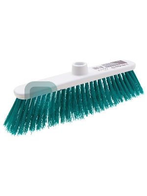 Щетка Home Palisad пластмассовая для подметания пола, 27 см, без черенка, бирюз. щетина