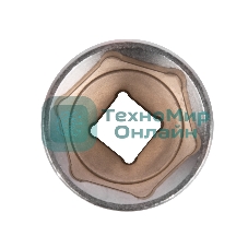 Головка Matrix торцевая 30мм 6-гранная crv под квадрат 1/2'' хромированная