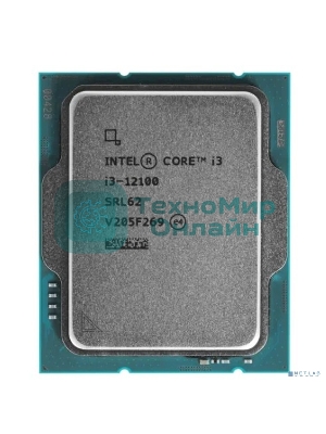 Процессор Intel Core i3-12100 Soc-1700 3.3GHz OEM