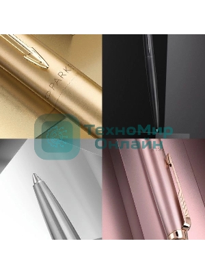 Ручка шариковая Parker Jotter Monochrome XL SE20 (CW2122756) Stainless Steel, M, синие чернила, подарочная коробка