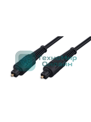 Кабель оптический Cablexpert CC-OPT-7.5M-N, Toslink 2xODT M/M, 7.5м, черный, пакет