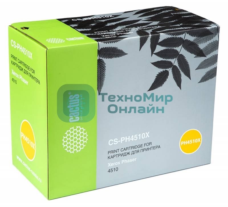 Картридж лазерный Cactus CS-PH4510X (113R00712) черный (19000 стр.) для Phaser 4510
