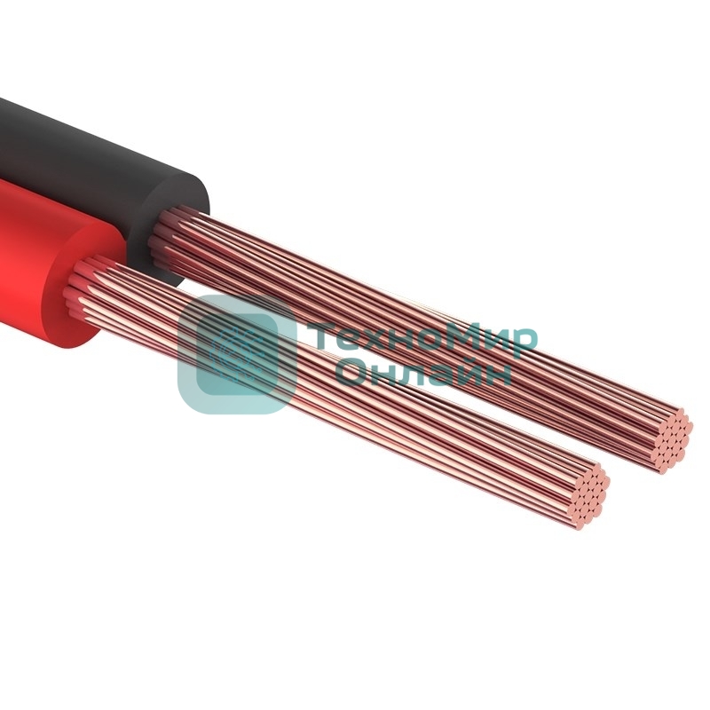 Кабель акустический PROconnect 2х1.50 мм2, красно-черный, 100 м.