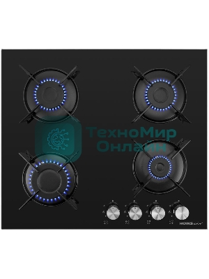 Газовая варочная панель HOMSair HGG641EBK