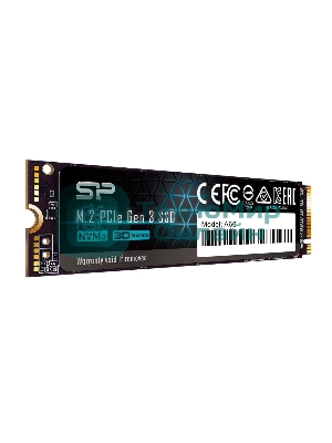 Накопитель SSD Silicon Power P34A60, 2Tb, PCIe 3.0 x4, M.2 2280, NVMe, R/W 2200/1600