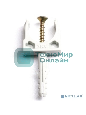 Держатель с защелкой и дюбелем. д.25мм 51325 DKC