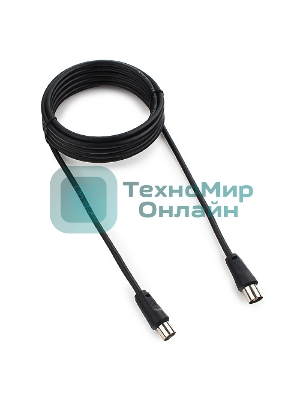 Кабель телевизионный Cablexpert, CCV-515-3M, Coaxial M/F, 3м