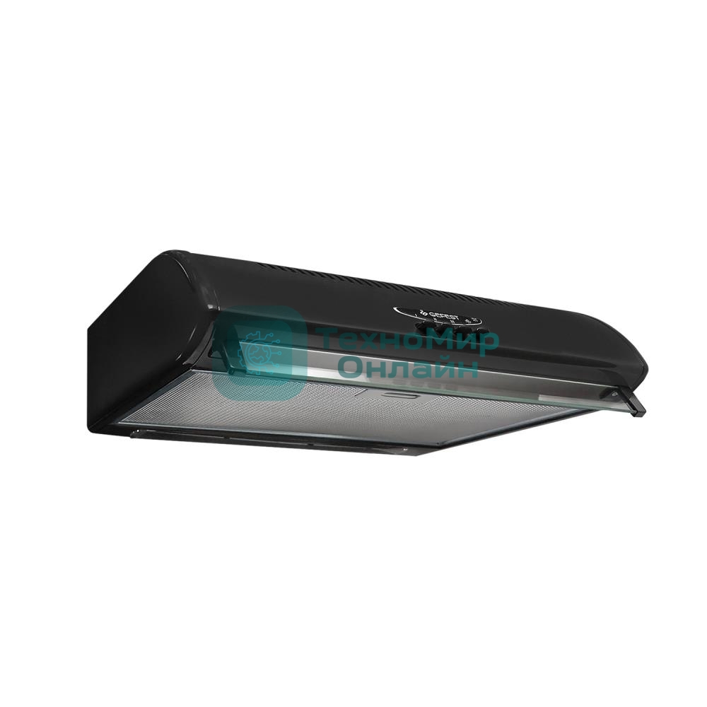 Вытяжка подвесная Gefest ВО 2501 К41 черный, 50 см, 300 куб. м/ч, 75 дБ
