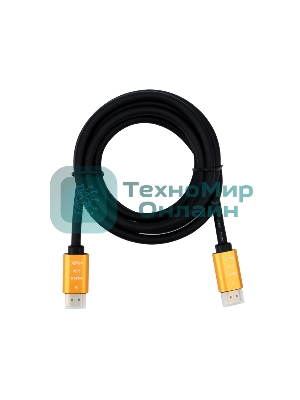 Кабель Rexant HDMI - HDMI 2.0, 2 м Gold
