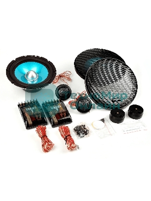 Колонки автомобильные Ural Бирюза АС-Б1627К, 140Вт, 92дБ, 4Ом, 16.5 см, (6 1/2 дюйм), 4 шт, компонентные, двухполосные