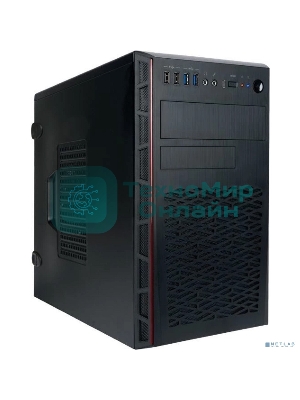 Компьютерный корпус IN WIN 6196819 MiniTower mATX 12 Вт Цвет черный EMR065/6196819