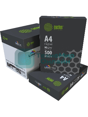Бумага Cactus CS-LPA490500 A4/90г/м2/500л./белый для лазерной печати