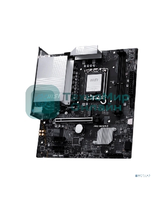 Материнская плата MSI PRO H810M-B, LGA1851, Intel H810, 2xDDR5, 4xSATA, 1xM.2, 1xPCIe 5.0 x16, 2xPCIe 3.0 x1, 1xDP, 1xHDMI, 1x2.5Gb LAN, 2xUSB-A 5Gbps, 4xUSB-A 2.0, 3x3.5 мм, 7.1, mATX