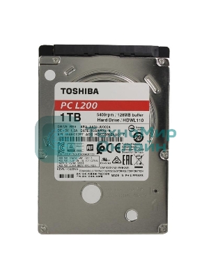 Жесткий диск Toshiba HDD 1Tb L200 Slim (7мм) 2,5