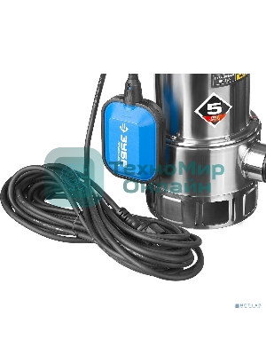 Насос ЗУБР НПГ-Т3-750-С профессионал т3 погружной дренажный для грязной воды d частиц до 35мм 750В