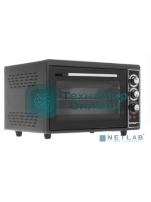 Мини-печь Kraft KF-MO3804RKBL черный Мощность 1500(Вт),Объем 38(Л)