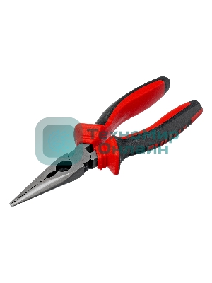 Длинногубцы прямые, 180 мм, хром-ванадий, двухкомпонентные рукоятки Matrix