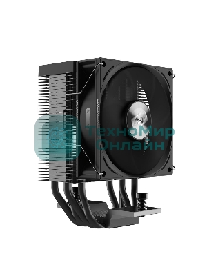 Кулер PCCooler R400 черный 92мм алюминий+медь 2200rpm 30db 4-pin 180W 133мм