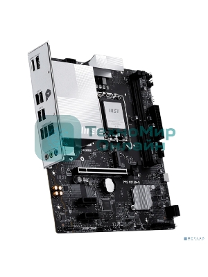 Материнская плата MSI PRO H810M-B, LGA1851, Intel H810, 2xDDR5, 4xSATA, 1xM.2, 1xPCIe 5.0 x16, 2xPCIe 3.0 x1, 1xDP, 1xHDMI, 1x2.5Gb LAN, 2xUSB-A 5Gbps, 4xUSB-A 2.0, 3x3.5 мм, 7.1, mATX