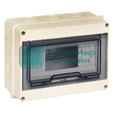 Щит распред. EKF Pb65-n-pg-8 навесной ЩРН-ПГ- 8 (147х203х89) IP65 EKF PROxima