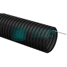 Труба гофрированная IEK ПНД d 20 с зондом (50 м) черный 619520