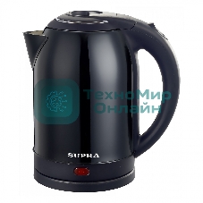 Чайник электрический SUPRA KES-2003N 2 л, 1500 Вт, черный, нержавеющая сталь