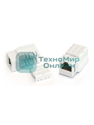 Монтажное оборудование Hyperline KJNE-8P8C-C5e-90-WH Вставка Keystone Jack RJ-45(8P8C), категория 5e, 110 IDC, заделка с помощью NE-TOOL, белая