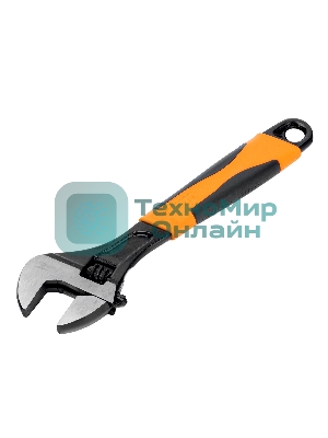 Ключ разводной Sparta 250 мм, двухкомпонентная рукоятка