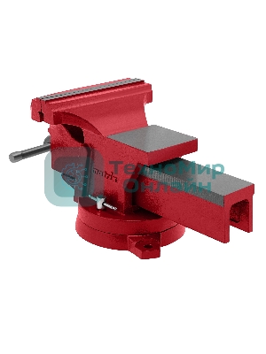 Тиски слесарные Matrix, 200 мм, поворотные, с наковальней