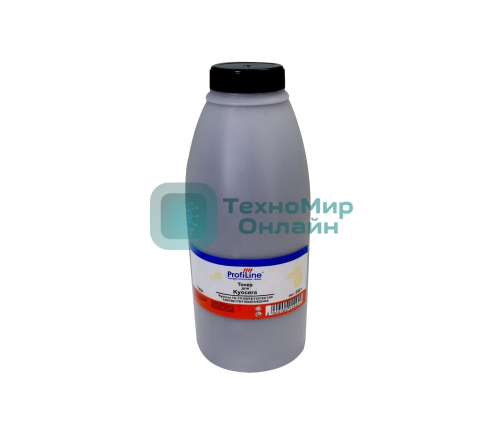 Тонер ProfiLine Kyocera TK-17/100/18/110/120/130/140/160/170/1100/410/420/435 290 гр (T401) Фасовка РФ