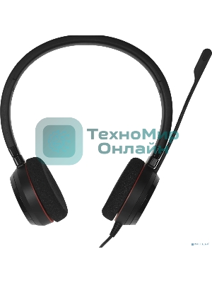 Гарнитура Jabra Evolve 20 MS Stereo USB чёрный, проводная