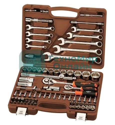 Набор инструментов OMBRA OMT82S12, 82 предмета