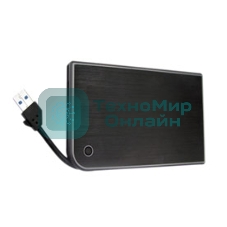 Внешний корпус для HDD/SSD AgeStar 3UB2A14 SATA II пластик/алюминий черный 2.5