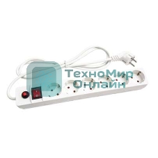 Сетевой фильтр UNIVersal ПВС 3x0,75 белый 5 м 967U-3005