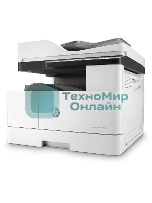 МФУ лазерное HP LaserJet MFP M443nda (8AF72A), A3, ч/б, печ. до 25 стр/мин. (А4) до 13 стр/мин. (А3), скан. до 21 стр/мин., 1200 x 1200 dpi (печать) 600x600dpi (скан.), USB, RJ-45
