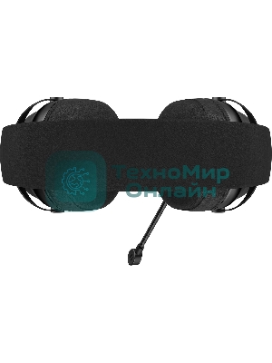 Гарнитура Acer AHW122 чёрный, проводная, USB, подсветка