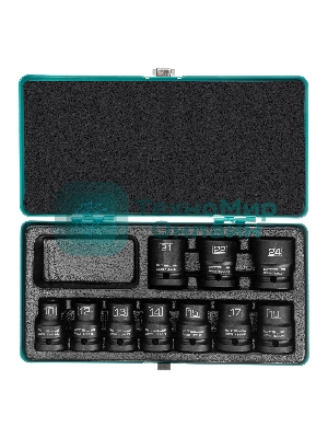 Набор шестигранных ударных торцевых головок Stels 1/2