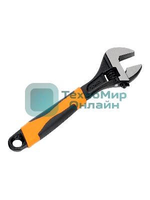 Ключ разводной Sparta 250 мм, двухкомпонентная рукоятка