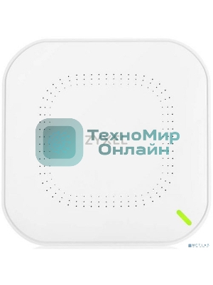 Гибридная точка доступа Zyxel NebulaFlex NWA50AX, WiFi 6, 802.11a/b/g/n/ac/ax (2,4 и 5 ГГц), MU-MIMO, антенны 2x2, до 575+1200 Мбит/с, 1xLAN GE, PoE, без поддержки Captive portal и WPA-Enterprise, защ