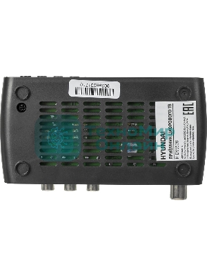 Приставка для цифрового ТВ Hyundai H-DVB520 черный + WiFi-адаптер, DVB-T2, DVB-T, DVB-C, HDMI, USB 2.0 х2