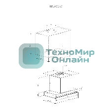 Вытяжка встраиваемая Kuppersberg Inblade 60 B черный, 60 см, 780 куб. м/ч, 56 дБ