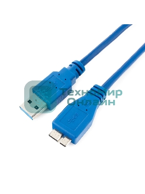 Кабель Gembird/Cablexpert USB 3.0 Pro, AM/microBM 9P, 30 см, экран, синий, пакет