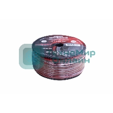 Кабель акустический Rexant 2х1,00 мм², красно-черный, бухта 100 м